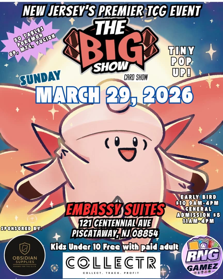 The Tiny Big Show Card Show Pop Up!