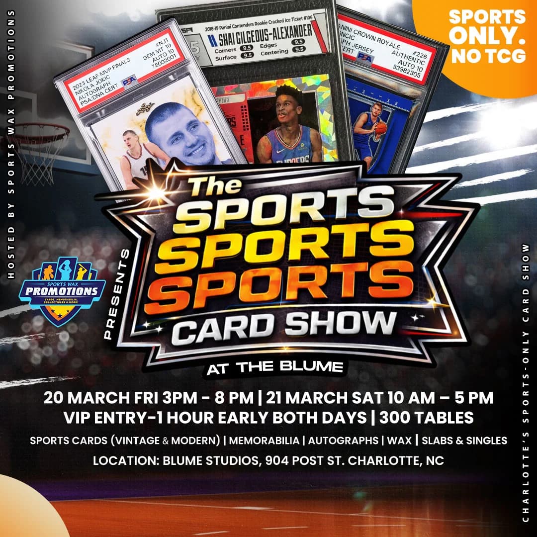 The Sports, Sports, Sports Card Show