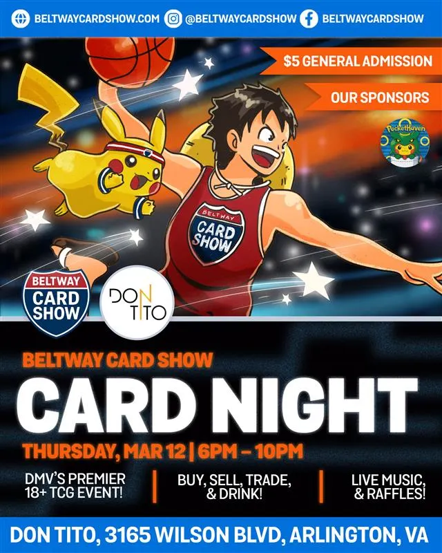 Beltway Card Show Card Night