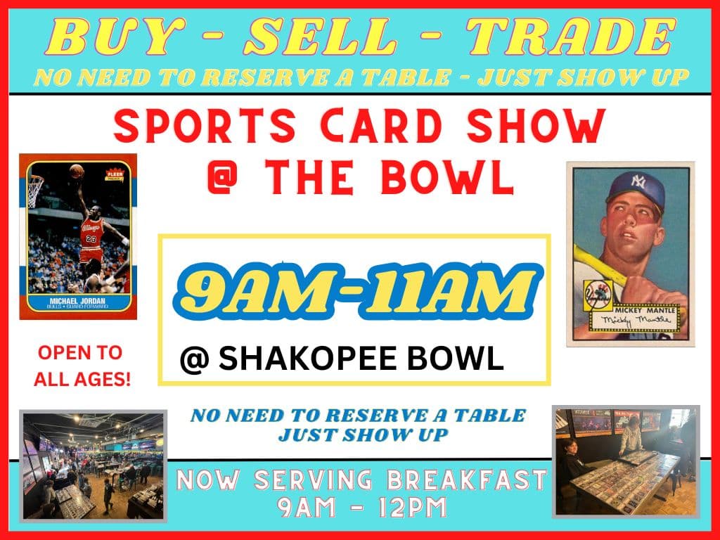 Sports Card Show at the Bowl