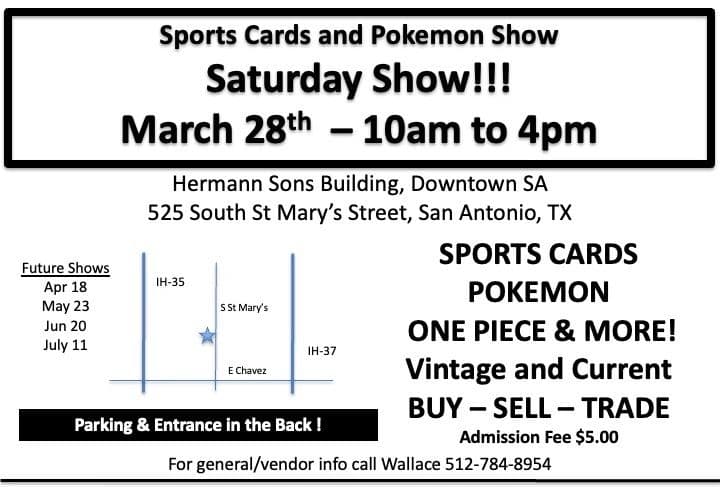 SA Card and Collectibles Show